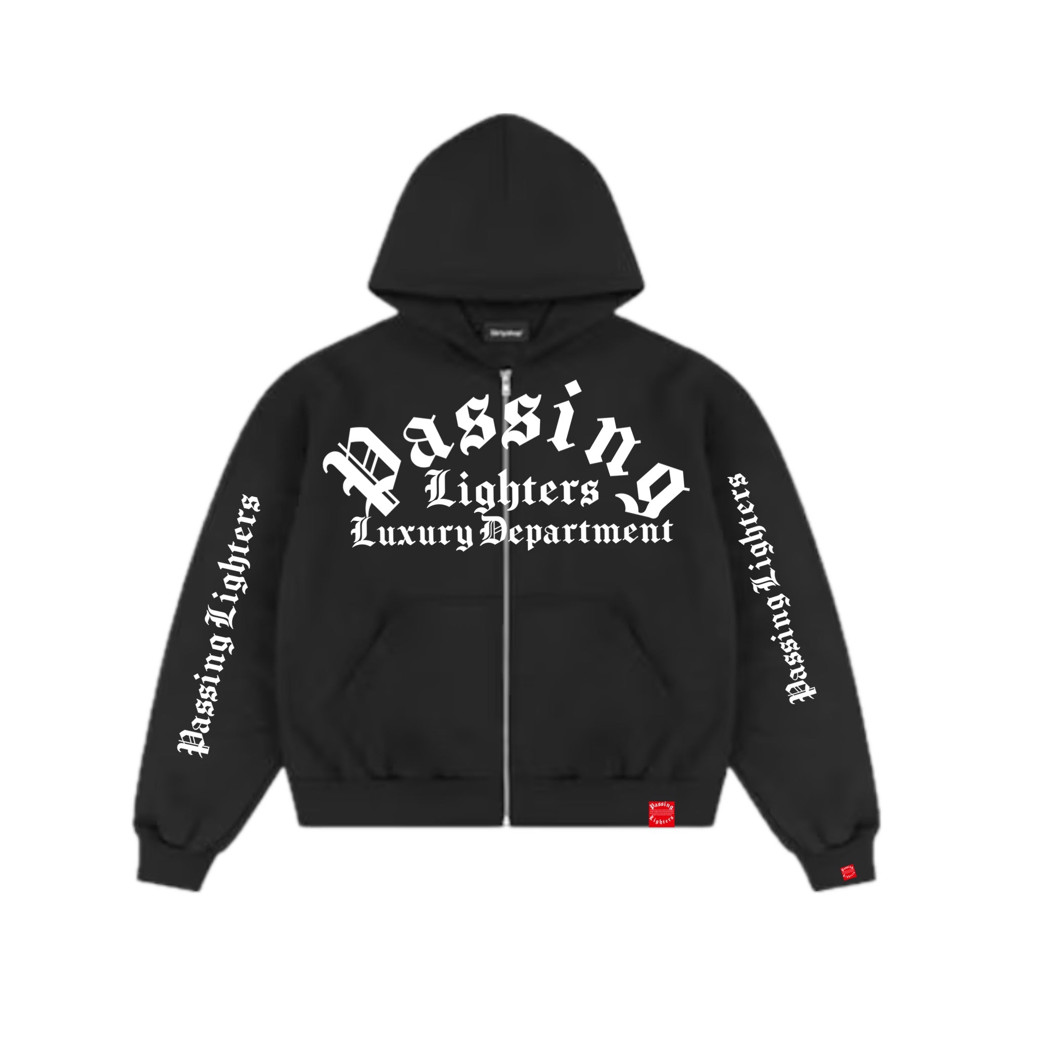 Zip Up Logo Hoodie